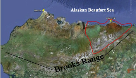 map of the North Slope