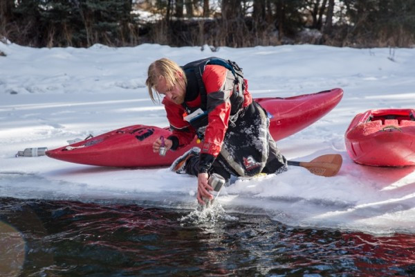 sampling Gallatin River