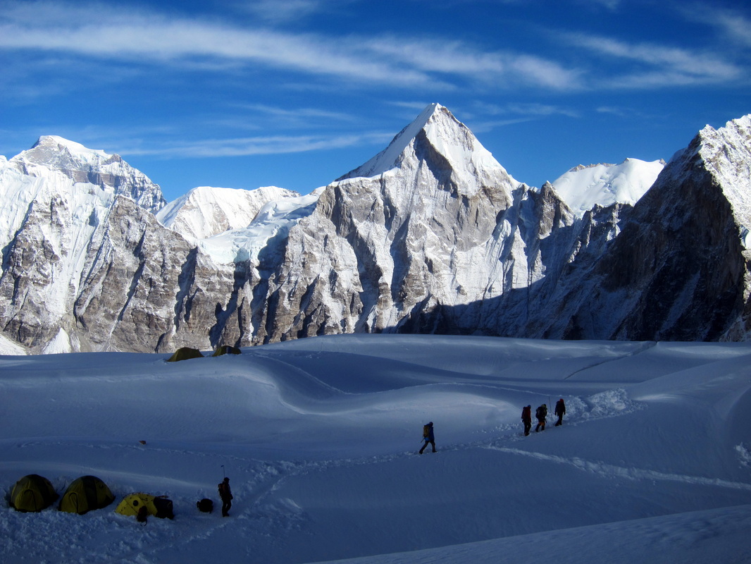 Collecting Samples on Top of the World