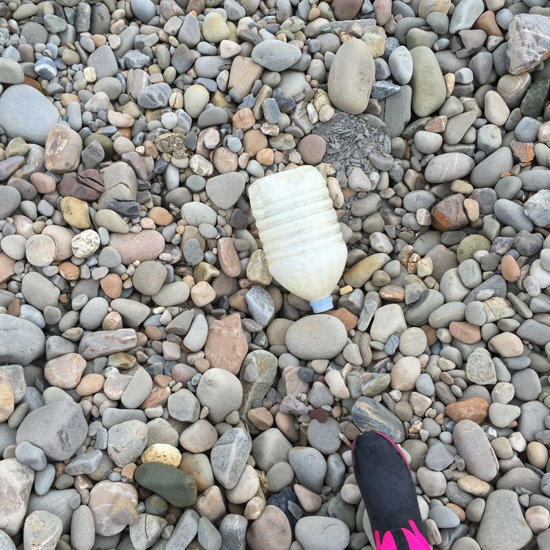 Jug on beach